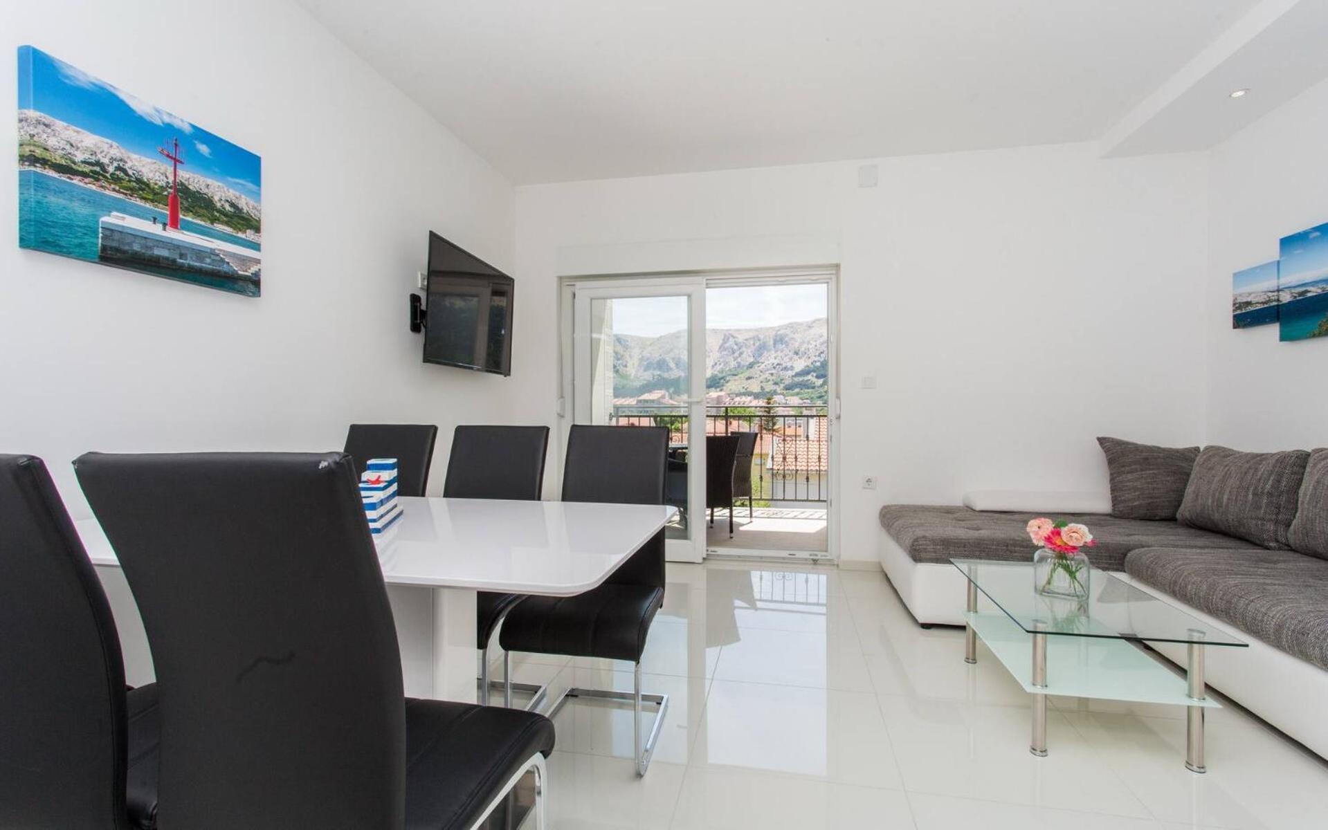 Apartments Bernardeta 1 Baska  Exterior photo