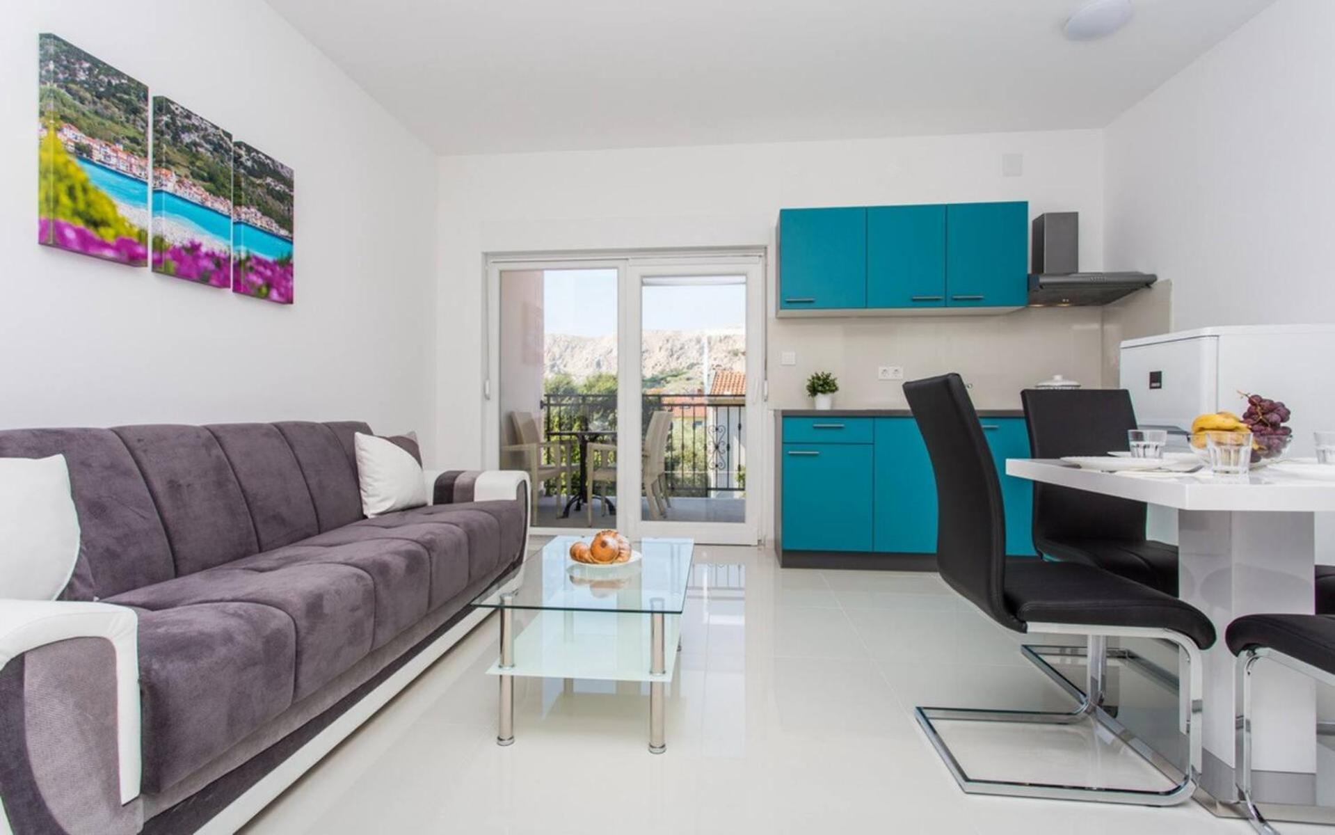 Apartments Bernardeta 1 Baska  Exterior photo